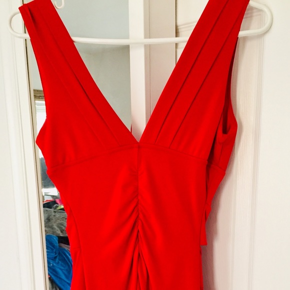 Bright Red Fancy/Valentines Dress - Picture 3 of 4